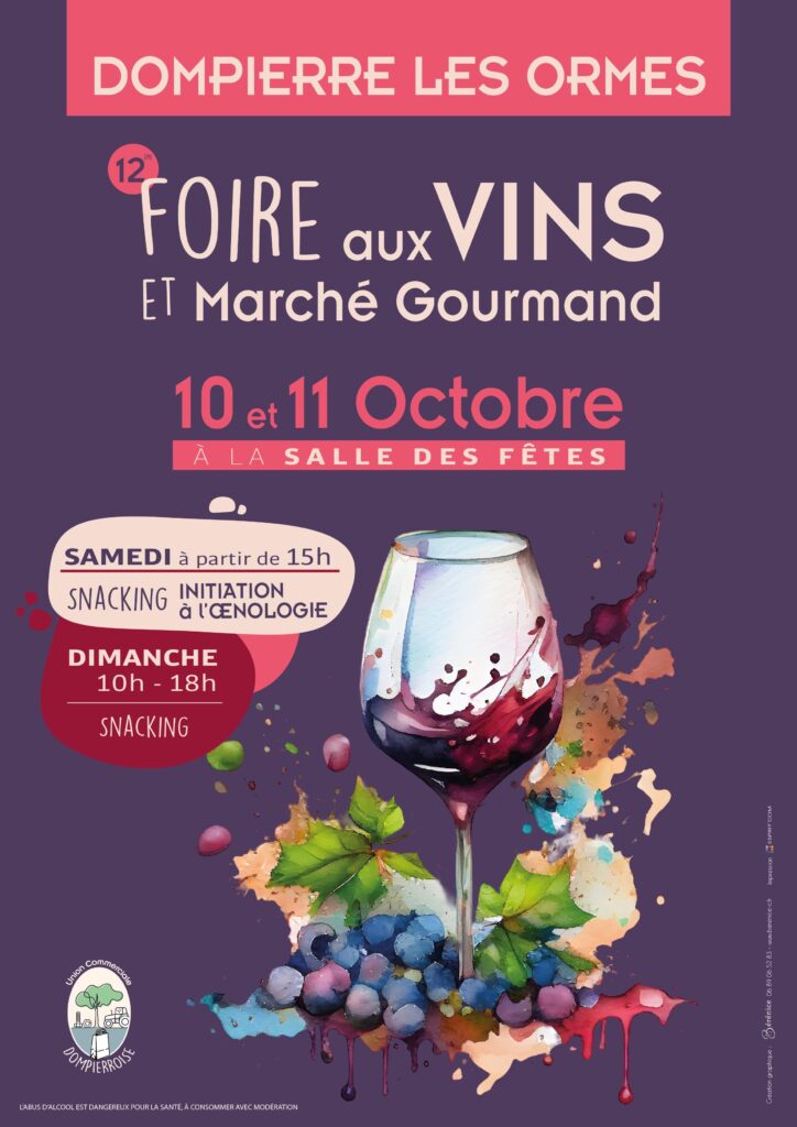 foire aux vins dompierre les ormes 2026